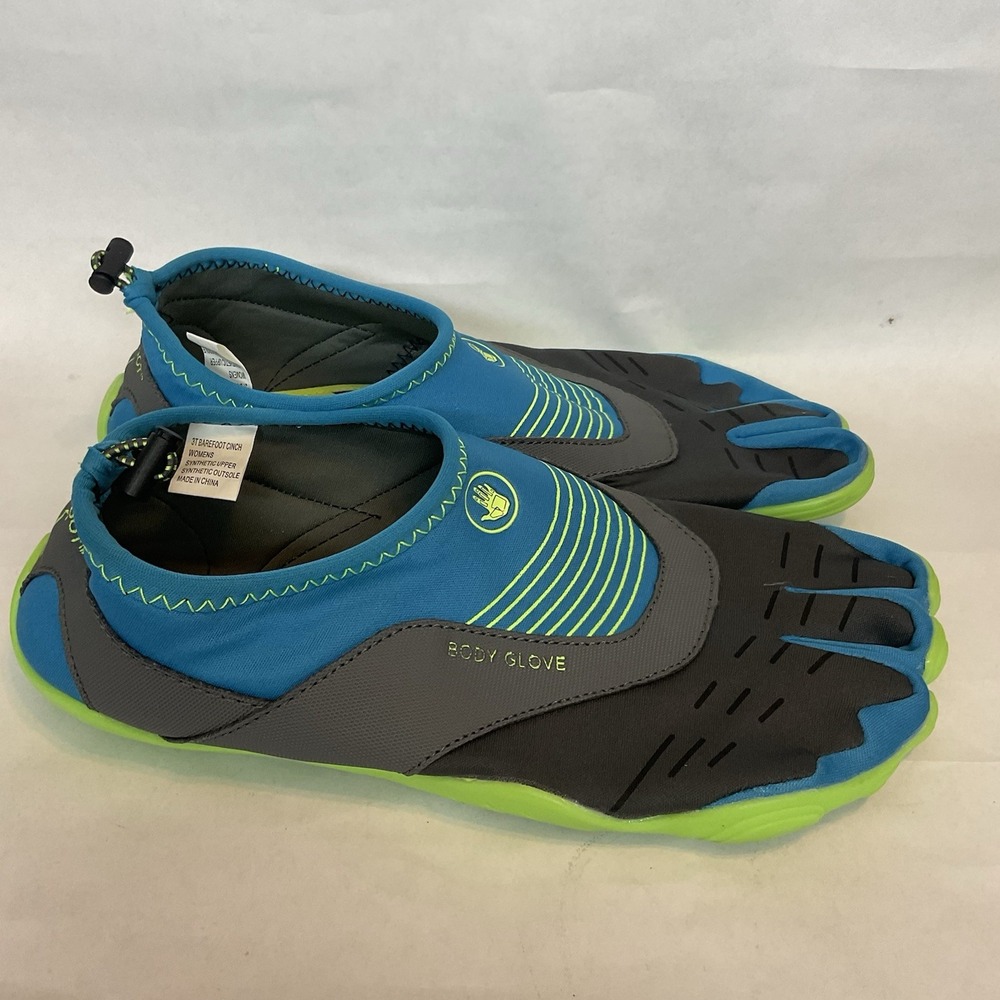 Body Glove 3T Barefoot Shoes Women's Size 10 Water Shoe Green Blue